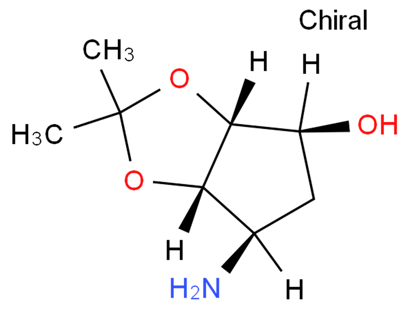 (3aR,4S,6R,6aS)-6-氨基四氢-2,2-二甲基-4H-环戊烯并-1,3-二氧杂环戊烷-4-醇,(3Ar,4s,6r,6as)-6-amino-2,2-dimethyltetrahydro-3ah-cyclopenta[d][1,3]dioxol-4-ol