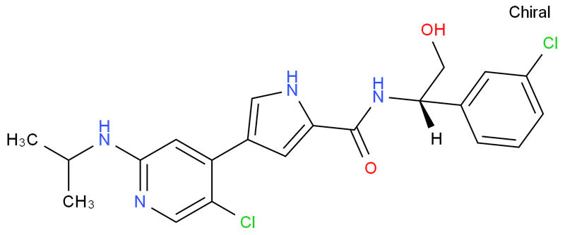 4-[5-氯-2-[(1-甲基乙基)氨基]-4-吡啶基]-N-[(1S)-1-(3-氯苯基)-2-羟基乙基]-1H-吡咯-2-甲酰胺,Ulixertinib (BVD-523, VRT752271)