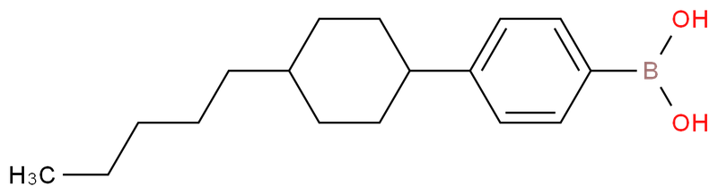 反式戊基环己基苯硼酸,4-(trans-4-pentylcyclohexyl)phenyl boronic acid