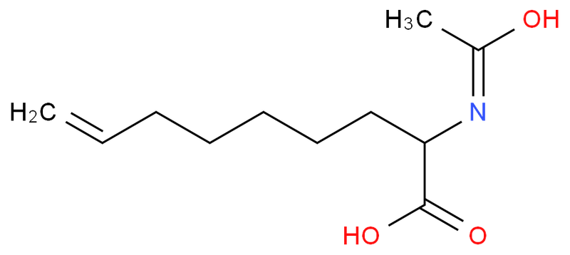 2-acetamidonon-8-enoic acid,2-acetamidonon-8-enoic acid