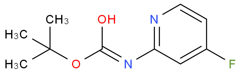 特-丁基（4-氟吡啶-2）氨基甲酸叔丁酯,tert-butyl (4-fluoropyridin-2-yl)carbamate