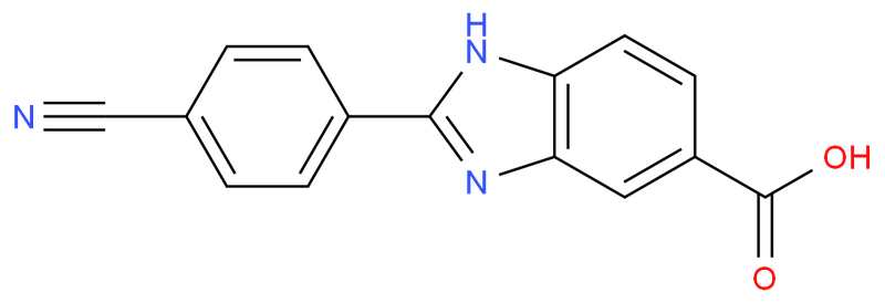 2-(4-CYANOPHENYL)-1H-BENZIMIDAZOLE-5-CARBOXYLIC ACID,2-(4-CYANOPHENYL)-1H-BENZIMIDAZOLE-5-CARBOXYLIC ACID