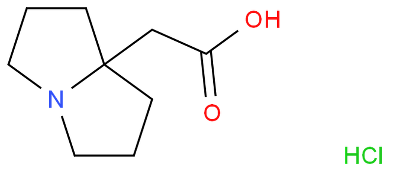 四氢-1H-吡咯里嗪-7a(5H)-乙酸盐酸,Tetrahydro-1H-pyrrolizine-7a(5H)-acetic acid hydrochloride