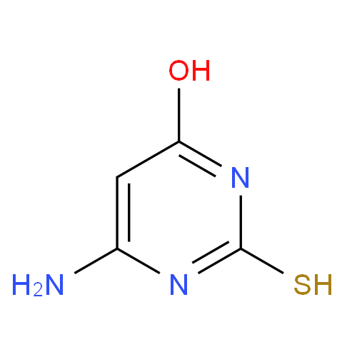 6-氨基-2-巯基嘧啶-4-醇,6-Amino-2-mercapto-pyrimidin-4-ol