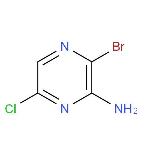 -氨基-3-溴-6-氯吡嗪,2-Amino-3-bromo-6-chloropyrazine