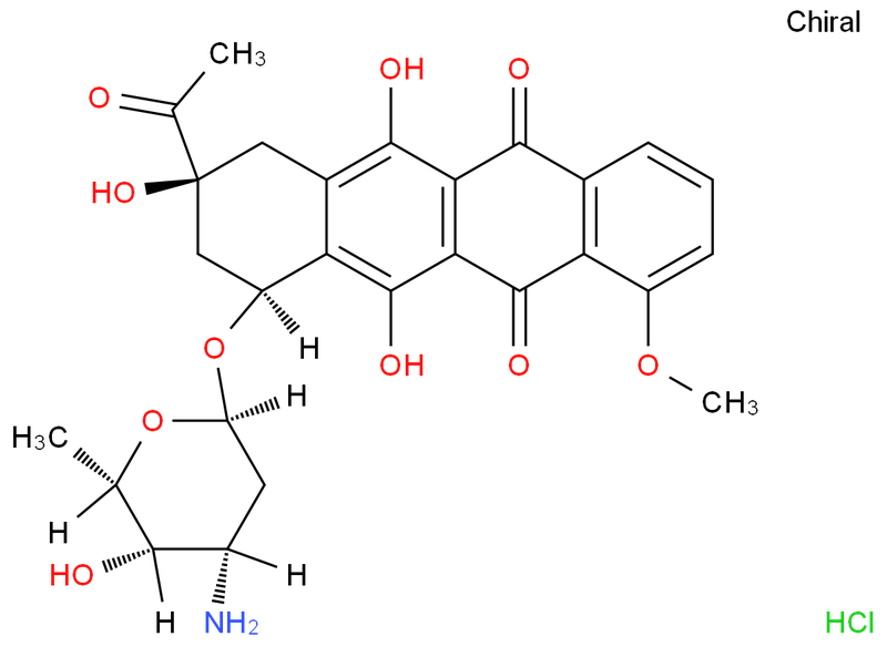 盐酸柔红霉素,daunorubicin hydrochloride