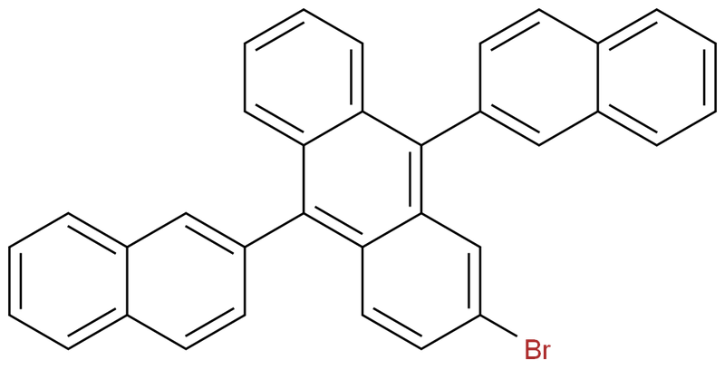 2-溴-9,10-双(2-萘基)蒽,2-Bromo-9,10-bis(2-naphthalenyl)anthracene