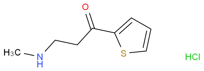 3-甲氨基-1-(2-噻吩基)-1-丙酮盐酸盐,1-Propanone, 3-(MethylaMino)-1-(2-thienyl)-, hydrochloride