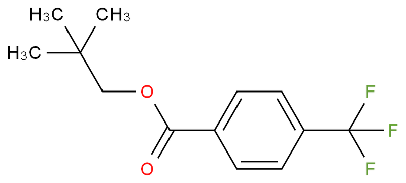 4-三氟甲基苯甲酸-（2,2-二甲基）丙酯,Benzoic acid, 4-?(trifluoromethyl)?-?, 2,?2-?dimethylpropyl ester