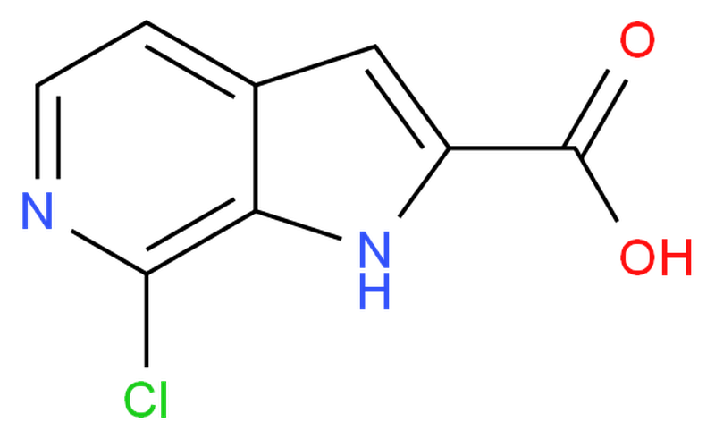 7-氯-1H-吡咯并[2,3-C]吡啶-2-羧酸,7-chloro-1H-pyrrolo[2,3-c]pyridine-2-carboxylic acid