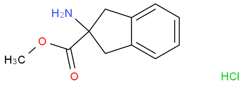 2-氨基茚满-2-甲酸甲酯盐酸盐,methyl 2-amino-2,3-dihydro-1H-indene-2-carboxylate hydrochloride
