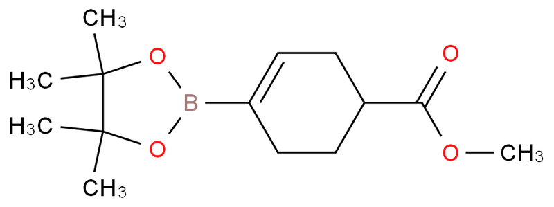 4-(4,4,5,5-TETRAMETHYL-1,3,2-DIOXABOROLAN-2-YL)-3-CYCLOHEXENE-1-CARBOXYLIC ACID METHYL ESTER,4-(4,4,5,5-TETRAMETHYL-1,3,2-DIOXABOROLAN-2-YL)-3-CYCLOHEXENE-1-CARBOXYLIC ACID METHYL ESTER