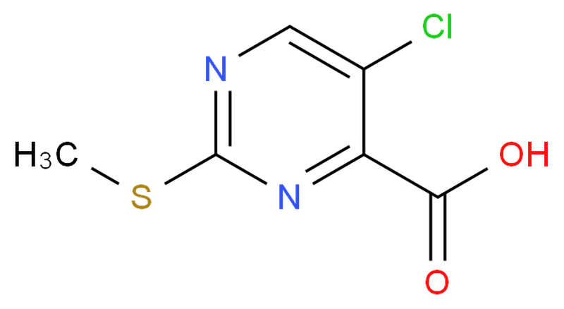 5-氯-2-(甲巯基)-4-嘧啶甲酸,5-chloro-2-(methylthio)pyrimidine-4-carboxylic acid