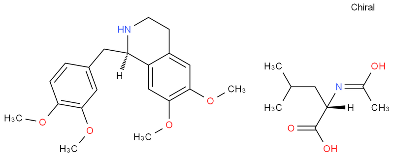 R-四氢罂粟碱-N-乙酰-L-亮氨酸盐,"R-Tetrahydropapaverine-N -acety-L-leucinate"