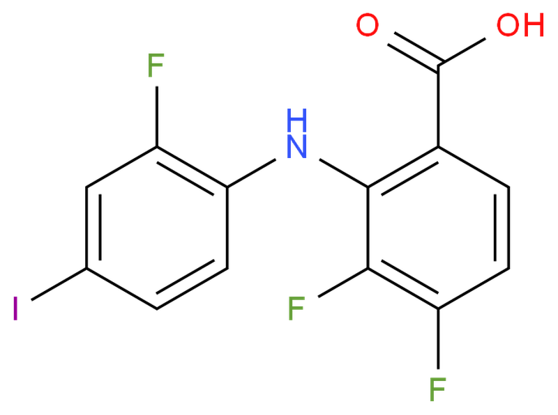 2-（2-Fluoro-4-iodoanilino）-3,4-difluorobenzoic Acid,2-（2-Fluoro-4-iodoanilino）-3,4-difluorobenzoic Acid