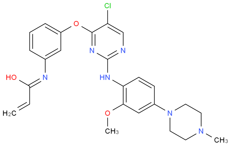 N-（3-（（5-氯-2-（（2-甲氧基-4-（4-甲基哌嗪-1-基）苯基）胺）嘧啶-4-基）氧）苯基）丙烯酰胺,WZ4002