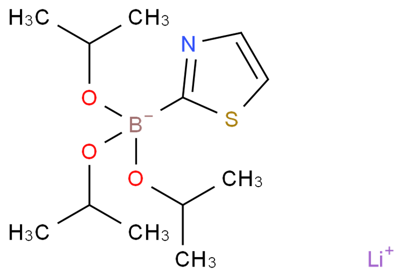 Lithium triisopropoxy(thiazol-2-yl)borate,Lithium triisopropoxy(thiazol-2-yl)borate