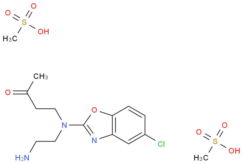 [2-[(5-氯-苯并恶唑-2-基)(3-氧代丁基)氨基]乙基]氨-二磺酸盐,4-((2-aminoethyl)(5-chlorobenzo[d]oxazol-2-yl)amino)butan-2-one