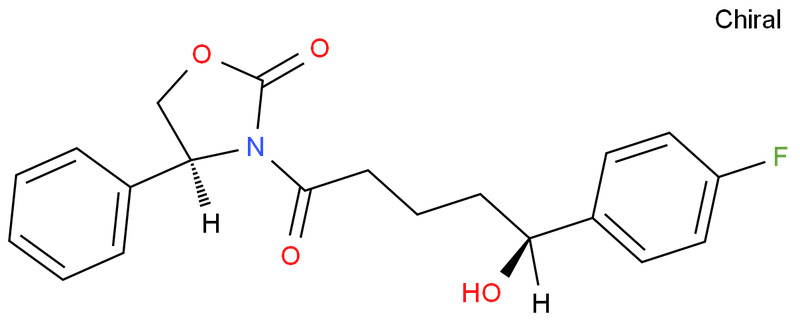 (4S)-3-[(5S)-5-(4-氟苯基)-5-羟基戊酰基]-4-苯基-1,3-氧氮杂环戊烷-2-酮,(4S)-3-[(5S)-5-(4-Fluorophenyl)-5-hydroxypentanoyl]-4-phenyl-1,3-oxazolidin-2-one