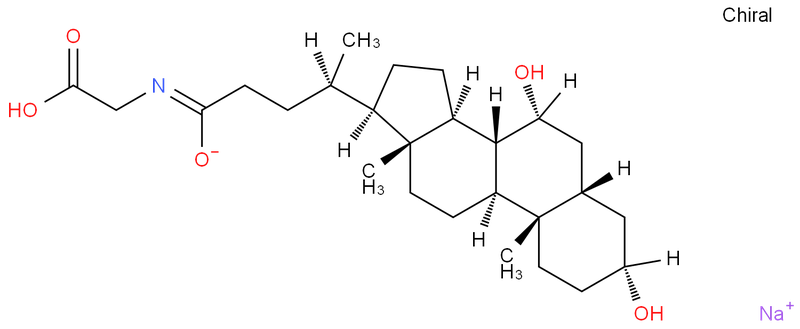 甘氨鹅脱氧胆酸钠,Glycochenodeoxycholic acid sodium salt