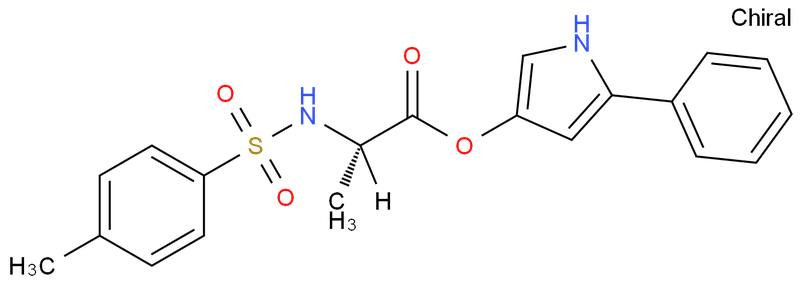 吡咯酯,3-(N-Tosyl-L-alaninyloxy)-5-phenylpyrrole