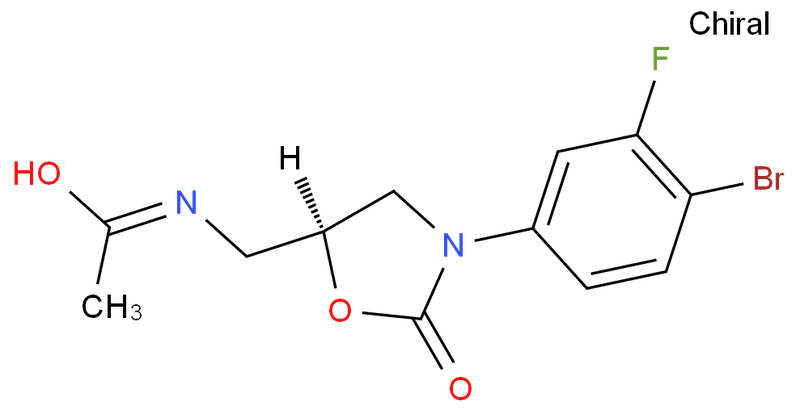 (5S)-N-[3-(4-溴-3-氟苯基)-2- 氧代-5-恶唑烷基甲基]乙酰胺,5S)-N-[3-(4-BroMo-3-fluorophenyl)-2-oxooxazolidin-5-ylMethyl]acetaMide