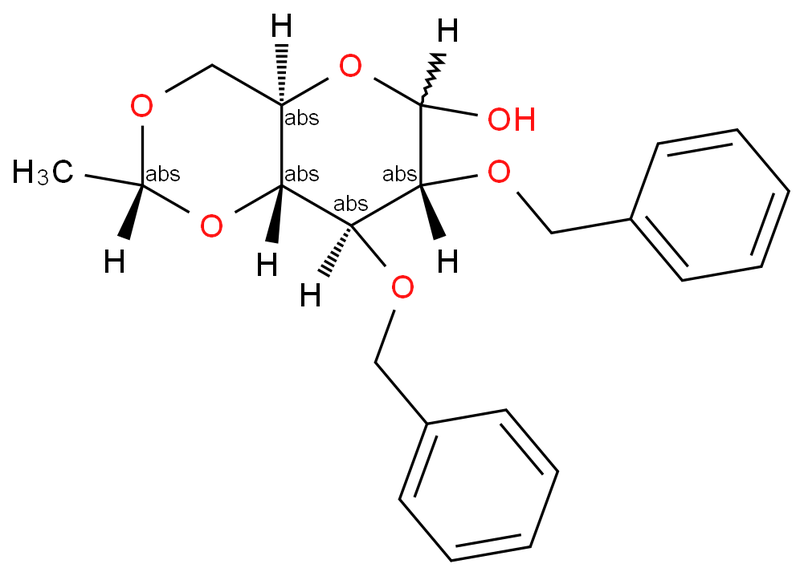 4,6-O-乙叉-2,3-二-O-苄基-D-吡喃葡萄糖,4,6-O-Ethylidene-2,3-di-O-benzyl-D-Glucopyranose
