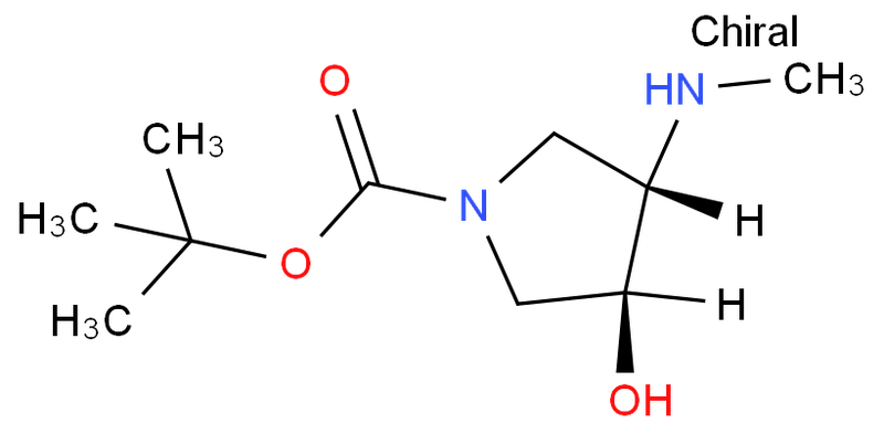 tert-butyl 3-hydroxy-4-(methylamino)pyrrolidine-1-carboxylate,tert-butyl 3-hydroxy-4-(methylamino)pyrrolidine-1-carboxylate