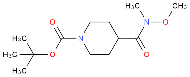 1-Boc-4-[methoxy(methyl)carbamoyl]piperidine,1-Boc-4-[methoxy(methyl)carbamoyl]piperidine