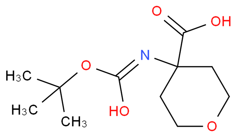 4-(BOC-氨基)四氢吡喃-4-羧酸,95%,4-(tert-butoxycarbonyl)-tetrahydro-2H-pyran-4-carboxylic acid