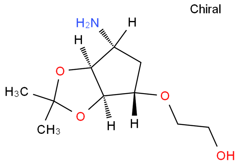2-((3AR,4S,6R,6AS)-6-氨基-2,2-甲基四氢-3AH-环戊基[D] [1,3]并二氧-4-氧)乙醇酒石酸,2-[[(3Ar,4s,6r,6as)-6-aminotetrahydro-2,2-dimethyl-4h-cyclopenta-1,3-dioxol-4-yl]oxy]ethanol