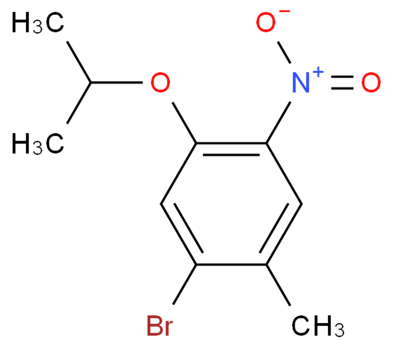 1-溴-5异丙氧基-2甲基-4-硝基苯,1-BroMo-5-isopropoxy-2-Methyl-4-nitrobenzene