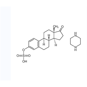 雌酮硫酸酯哌嗪,[(8R,9S,13S,14S)-13-methyl-17-oxo-7,8,9,11,12,14,15,16-octahydro-6H-cyclopenta[a]phenanthren-3-yl] hydrogen sulfate,piperazine