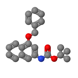 N-(叔丁氧基羰基)-4-(苄氧基)-2-萘胺,N-(tert-butyloxycarbonyl)-4-(benzyloxy)-2-naphthylamine