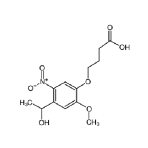 4-[4-(1-羟乙基)-2-甲氧基-5-硝基苯氧基]丁酸,4-[4-(1-Hydroxyethyl)-2-Methoxy-5-nitrophenoxy]butanoic Acid