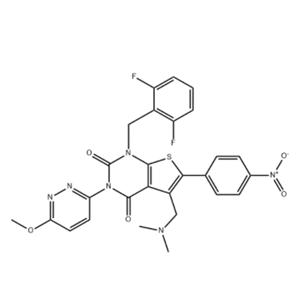 1-(2,6-二氟苄基)-5-[(二甲基氨基)甲基]-3-(6-甲氧基 - 3-哒嗪基)