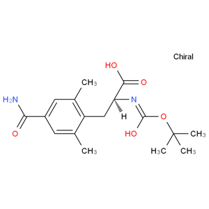 叔丁氧羰基-2,6-二甲基-4-甲酰胺基-L-苯丙氨酸