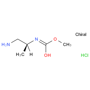 (S)- 1-氨基丙烷-2-基氨基碳酸甲酯盐酸