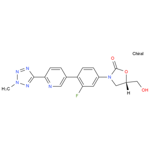(S)-3-(3-fluoro-4-(6-(2-Methyl-2H-tetrazol-5-yl)pyridin-3-yl)phenyl)-5-(hydroxyMethyl)oxazolidin-2-one