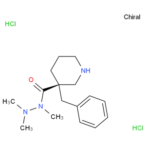 (R)-3-benzyl-N,N',N'-trimethylpiperidine-3-carbohydrazide