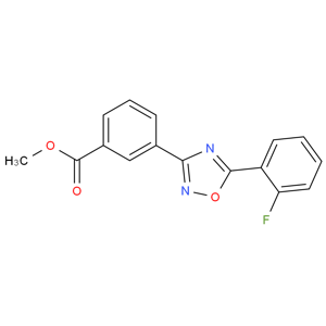 methyl 3-(5-(2-fluorophenyl)-1,2,4-oxadiazol-3-yl)benzoate