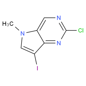2-chloro-7-iodo-5-methyl-5H-pyrrolo[3,2-d]pyrimidine