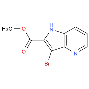 methyl 3-bromo-1H-pyrrolo[3,2-b]pyridine-2-carboxylate