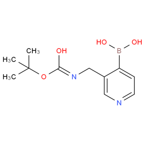 3-(叔丁氧羰氨基甲基)-吡啶-4-硼酸