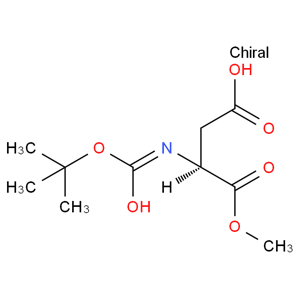 N-叔丁氧羰基-L-天门冬氨酸 1-甲酯
