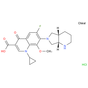 莫西沙星盐酸盐/1-环丙基-7-(S,S-2,8-重氮-二环[4.3.0]壬烷-8-基)-6-氟-8-甲氧-1,4-二氢-4-氧-3-喹啉羧酸盐酸盐/盐酸莫西沙星
