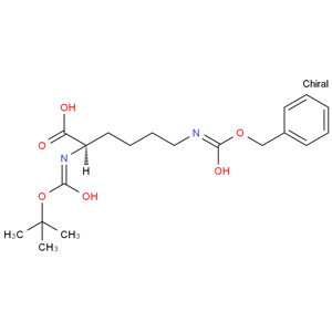 N-叔丁氧羰基-N'-苄氧羰基-D-赖氨酸