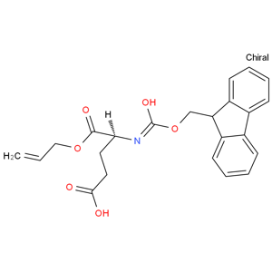 N-芴甲氧羰基-L-谷氨酸1-烯丙基酯  FMOC-L-Glu-Oall   144120-54-7