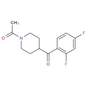 1-乙酰基-4-(2',4'-二氟苯甲酰基)哌啶