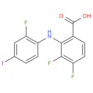 2-（2-Fluoro-4-iodoanilino）-3,4-difluorobenzoic Acid